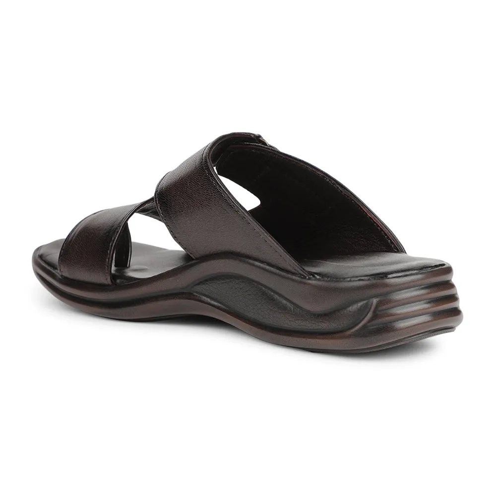 Chaussons Décontractés Marron Pour Hommes 2013-906 Par Liberty
