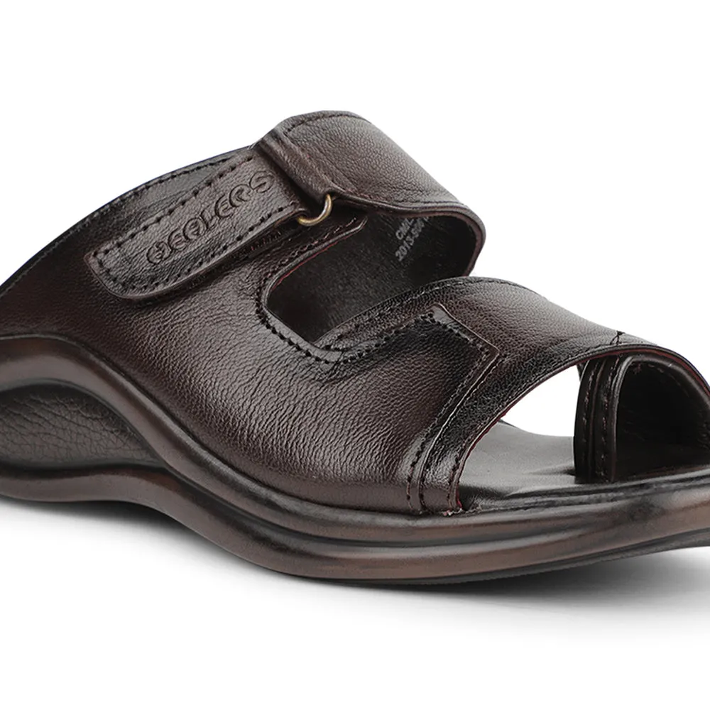 Chaussons Décontractés Marron Pour Hommes 2013-906 Par Liberty