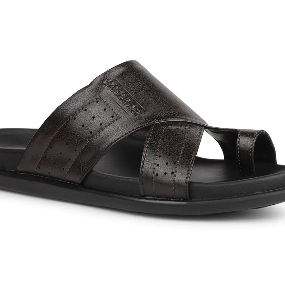 Chaussons décontractés marron Healers pour hommes LEEKS-10 par Liberty