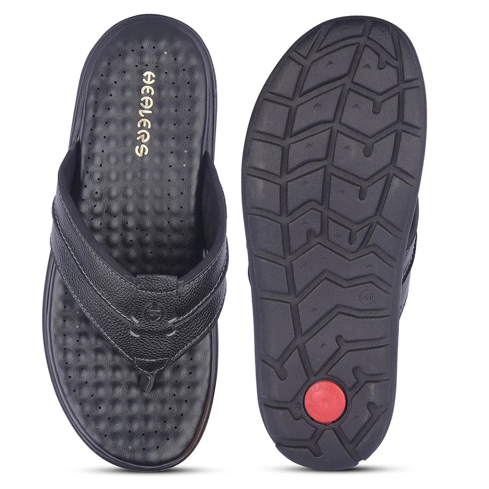 Healers By Liberty Mens CSS-1 Tong Casual Noir