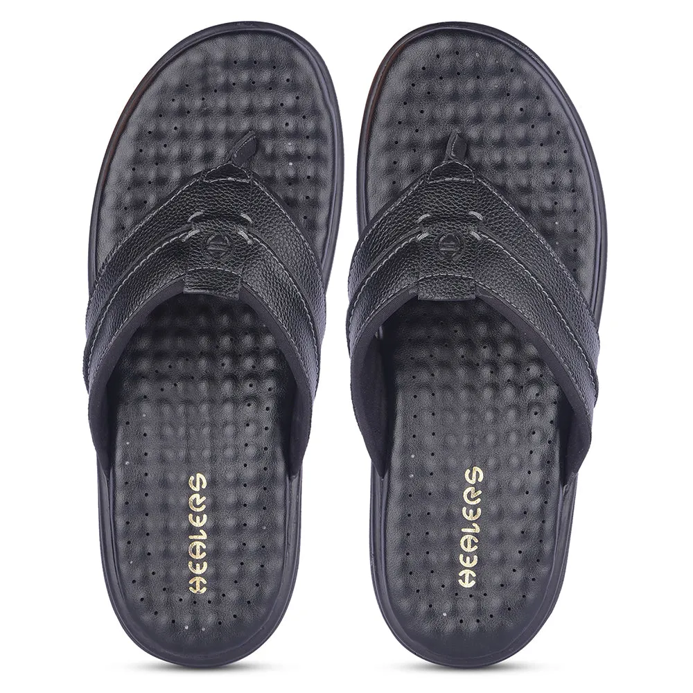 Healers By Liberty Mens CSS-1 Tong Casual Noir
