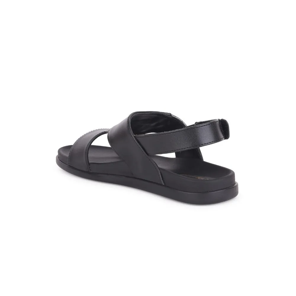 Sandales décontractées noires Healers pour hommes DANVER-E par Liberty