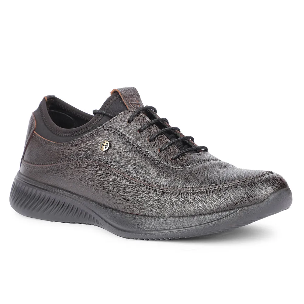Chaussures à Lacets Casual Marron Pour Hommes A576-07 Par Liberty