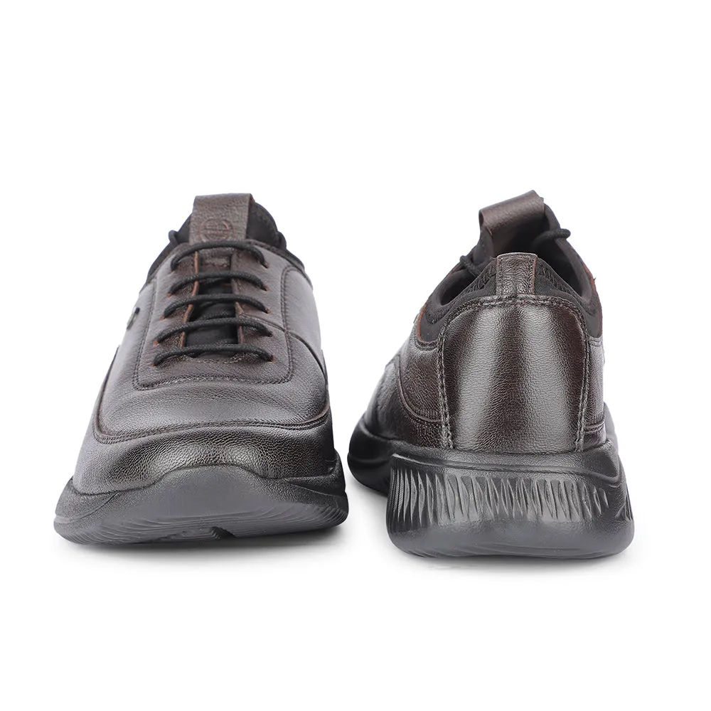 Chaussures à Lacets Casual Marron Pour Hommes A576-07 Par Liberty