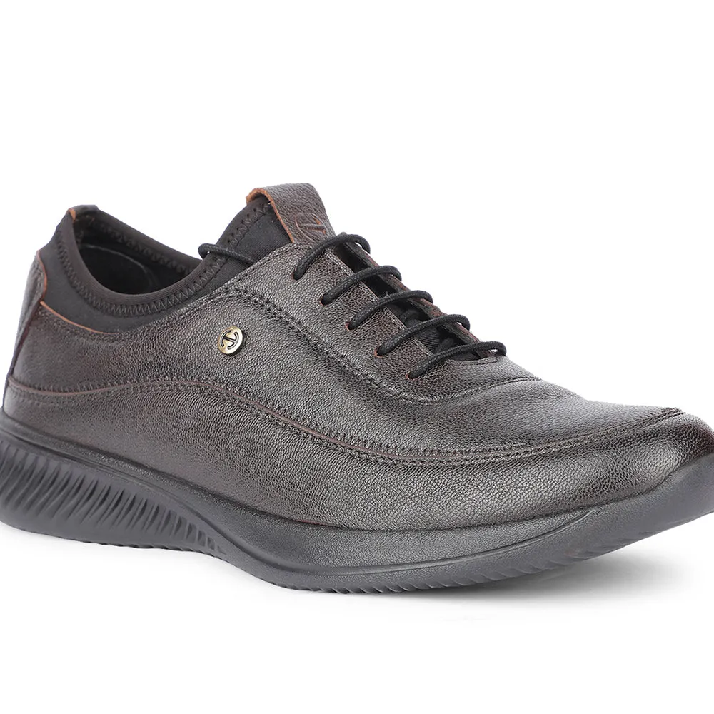 Chaussures à Lacets Casual Marron Pour Hommes A576-07 Par Liberty