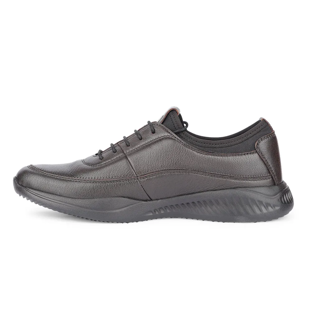 Chaussures à Lacets Casual Marron Pour Hommes A576-07 Par Liberty