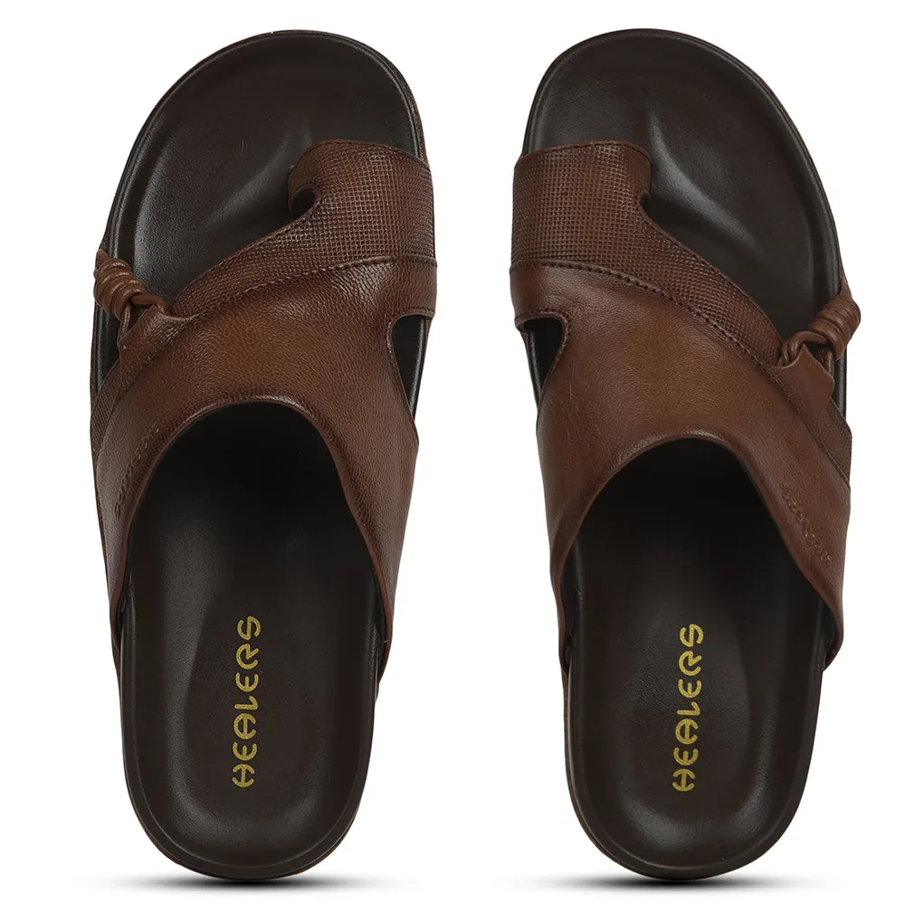 Chaussons décontractés Tan pour hommes GLIMPS-2 par Liberty