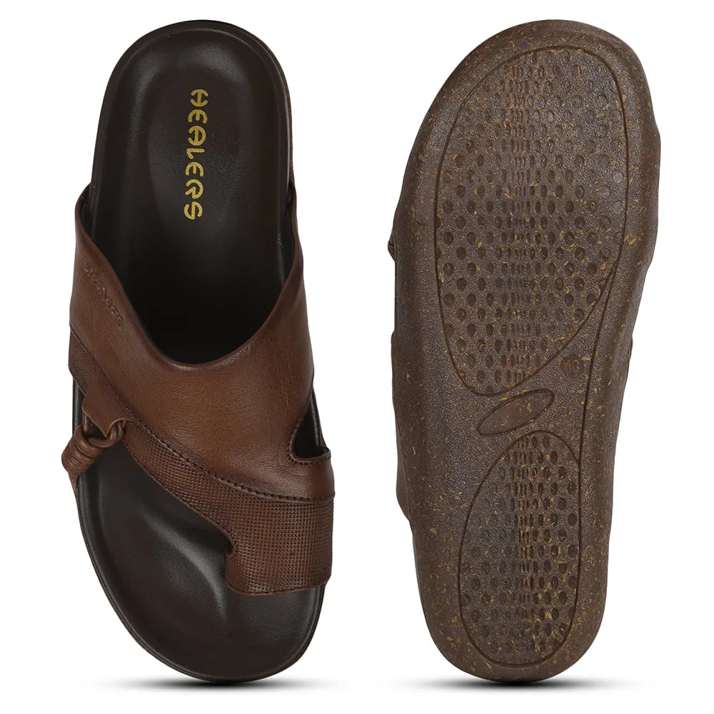 Chaussons décontractés Tan pour hommes GLIMPS-2 par Liberty