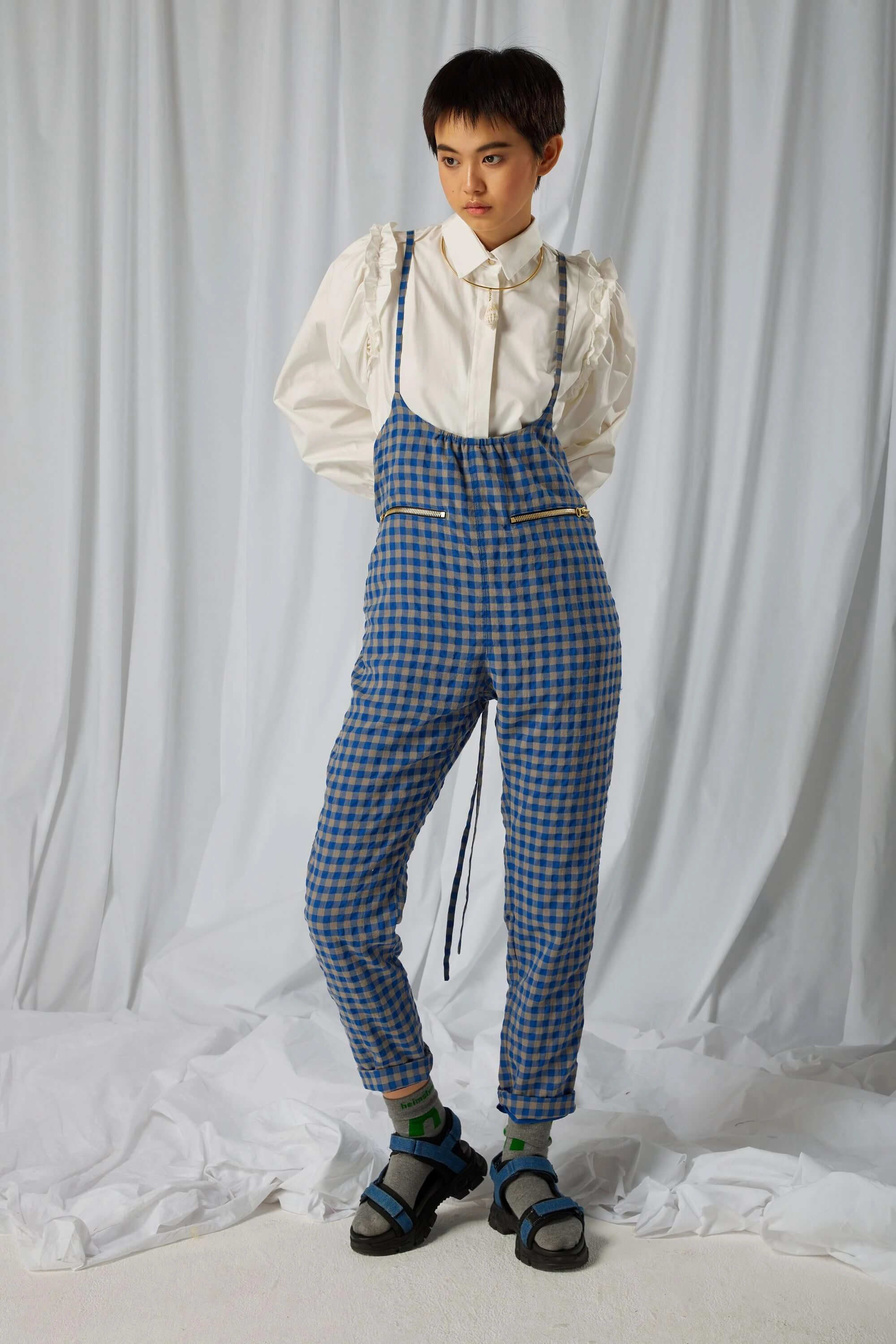 Hemingway pants in Major wool