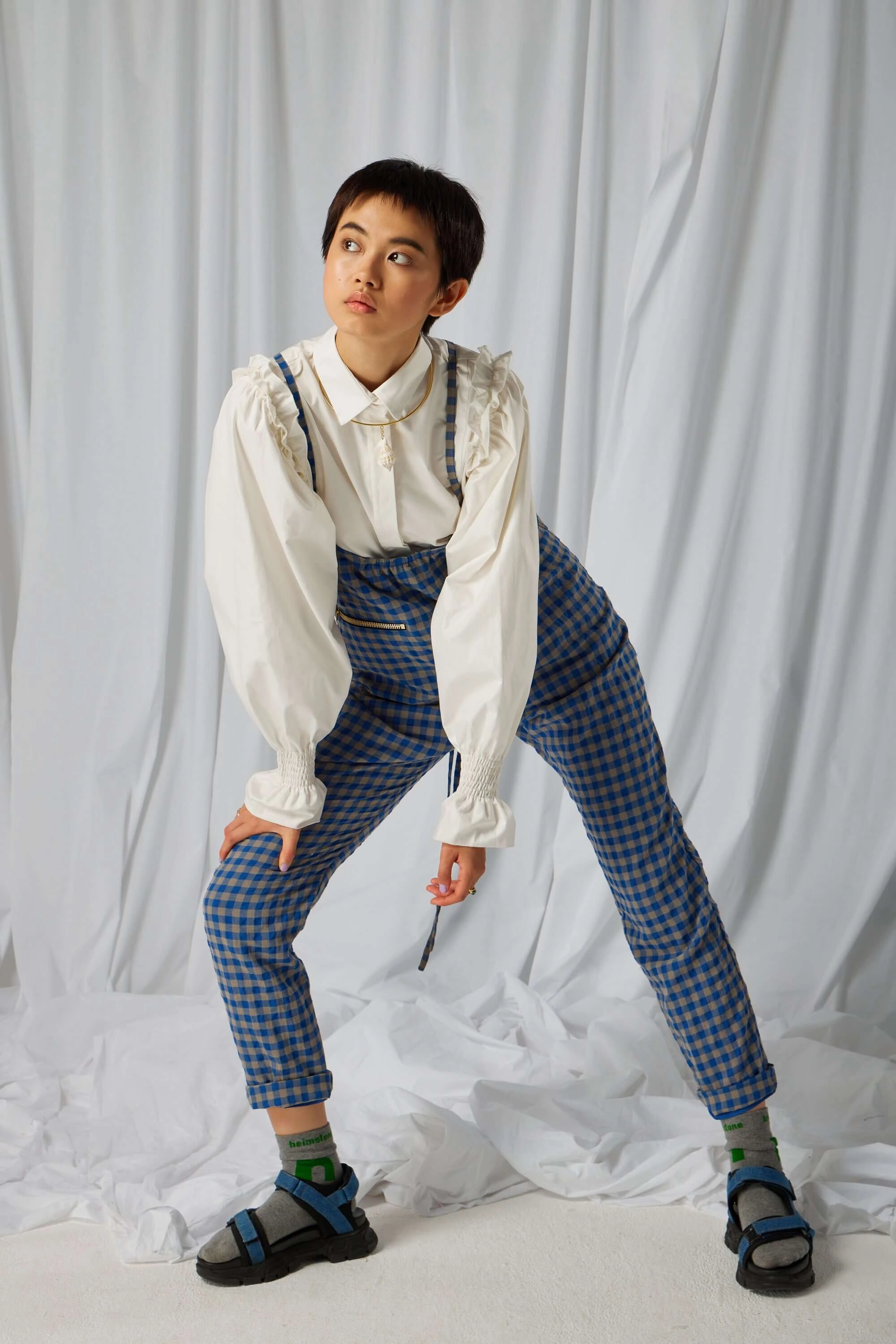 Hemingway pants in Major wool