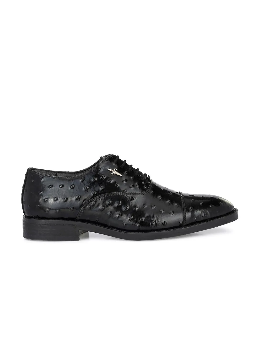 Chaussures Derby en Cuir Noir pour Homme Hitz pour Soirée