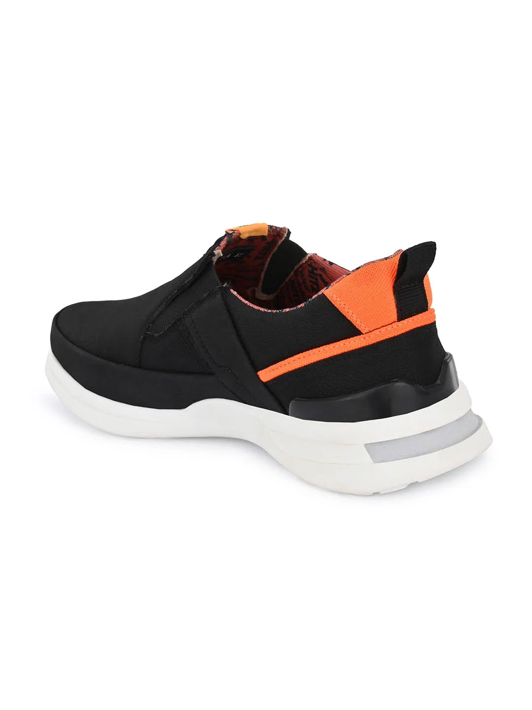 Chaussures de course à enfiler pour hommes Hitz en noir