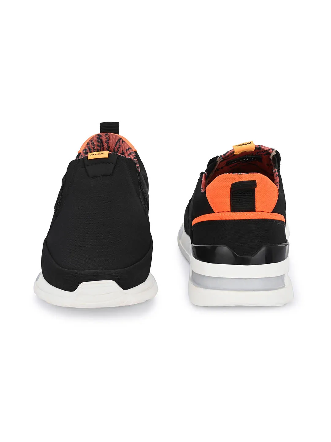 Chaussures de course à enfiler pour hommes Hitz en noir