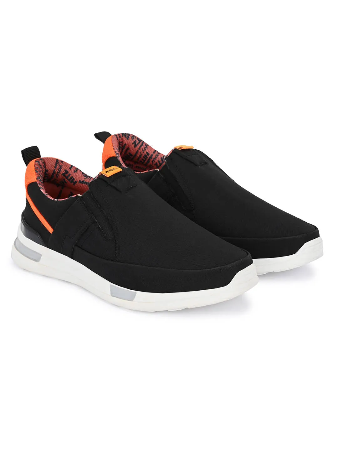 Chaussures de course à enfiler pour hommes Hitz en noir