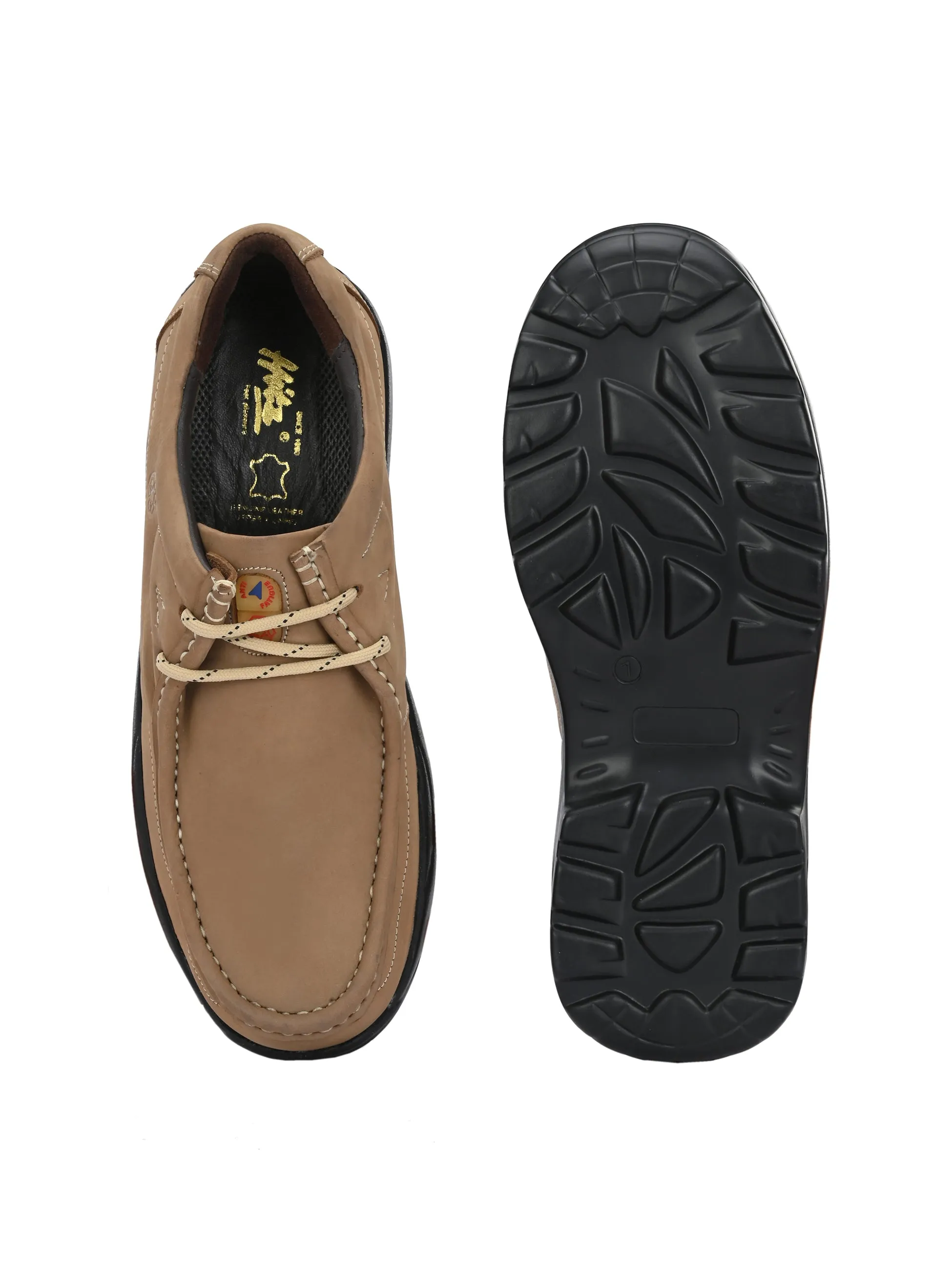 Chaussures décontractées à lacets en cuir Cheeku pour hommes HITZ2651