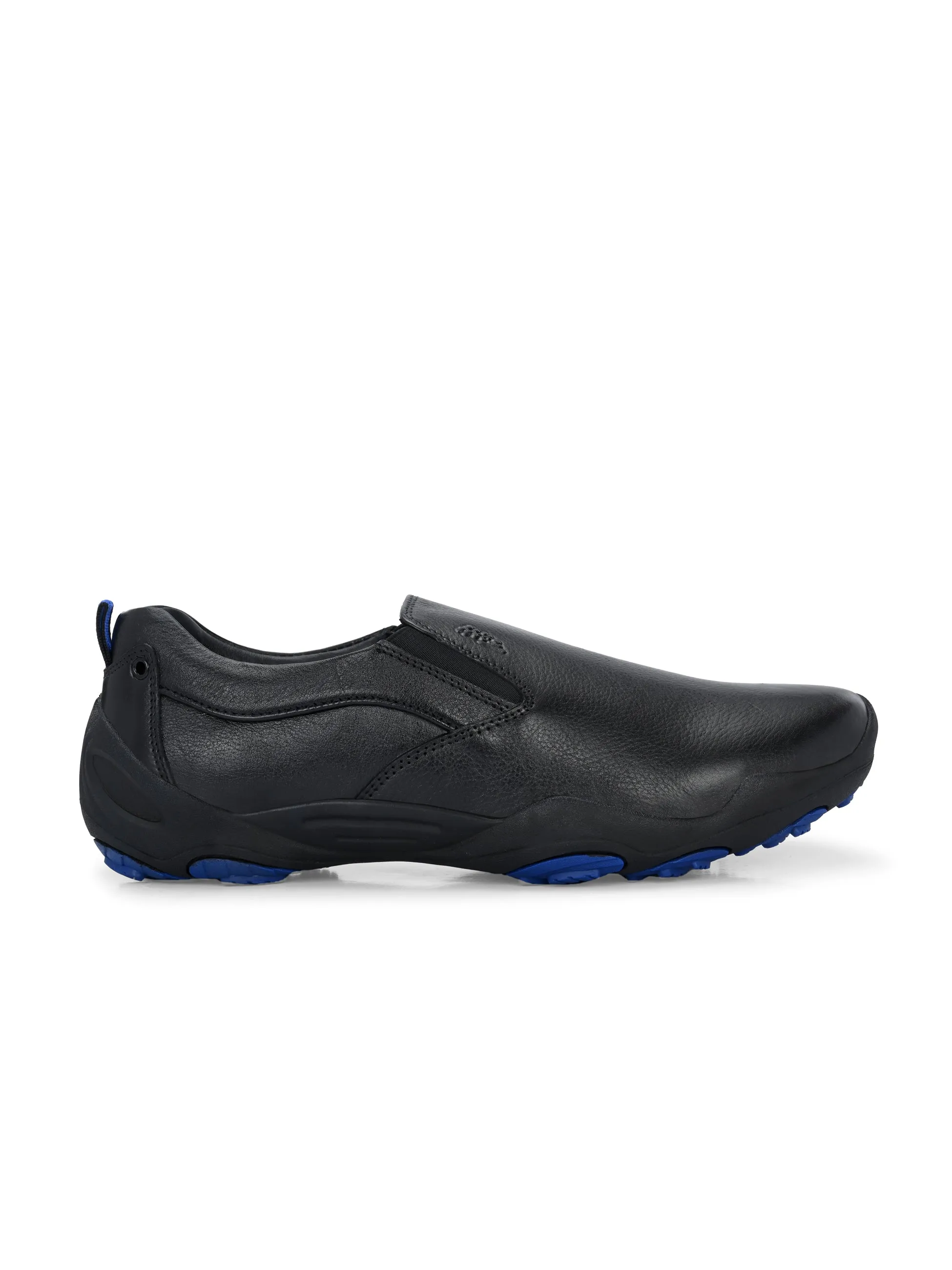 Chaussures en cuir noir pour hommes HITZS_55