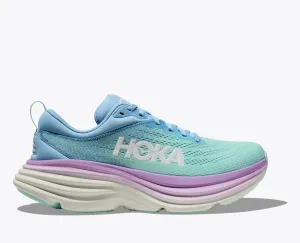 Hoka Womens Bondi 8- Airy Blue/Sunlit Ocean (1127952-ABSO) Hoka Footwear