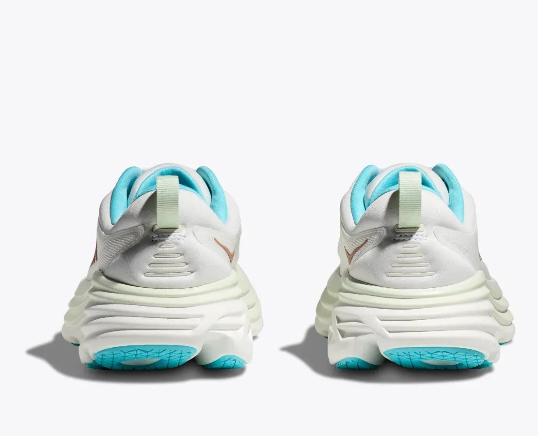 Hoka Femmes Bondi 8 - Givre/Or Rose (1127952-FTRS) Chaussures Hoka