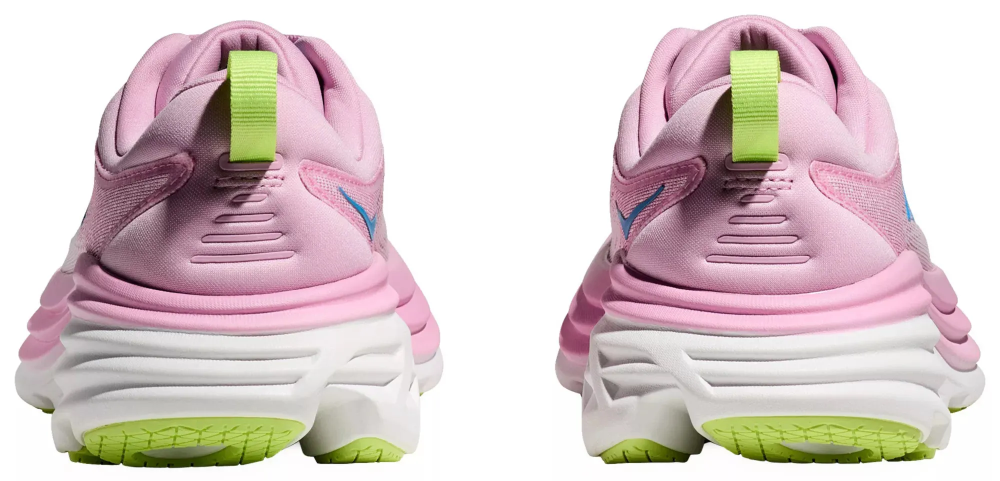 Hoka Femmes Bondi 8 - Rose Crépuscule/Waterpark (1127952-PTWL) Chaussures Hoka