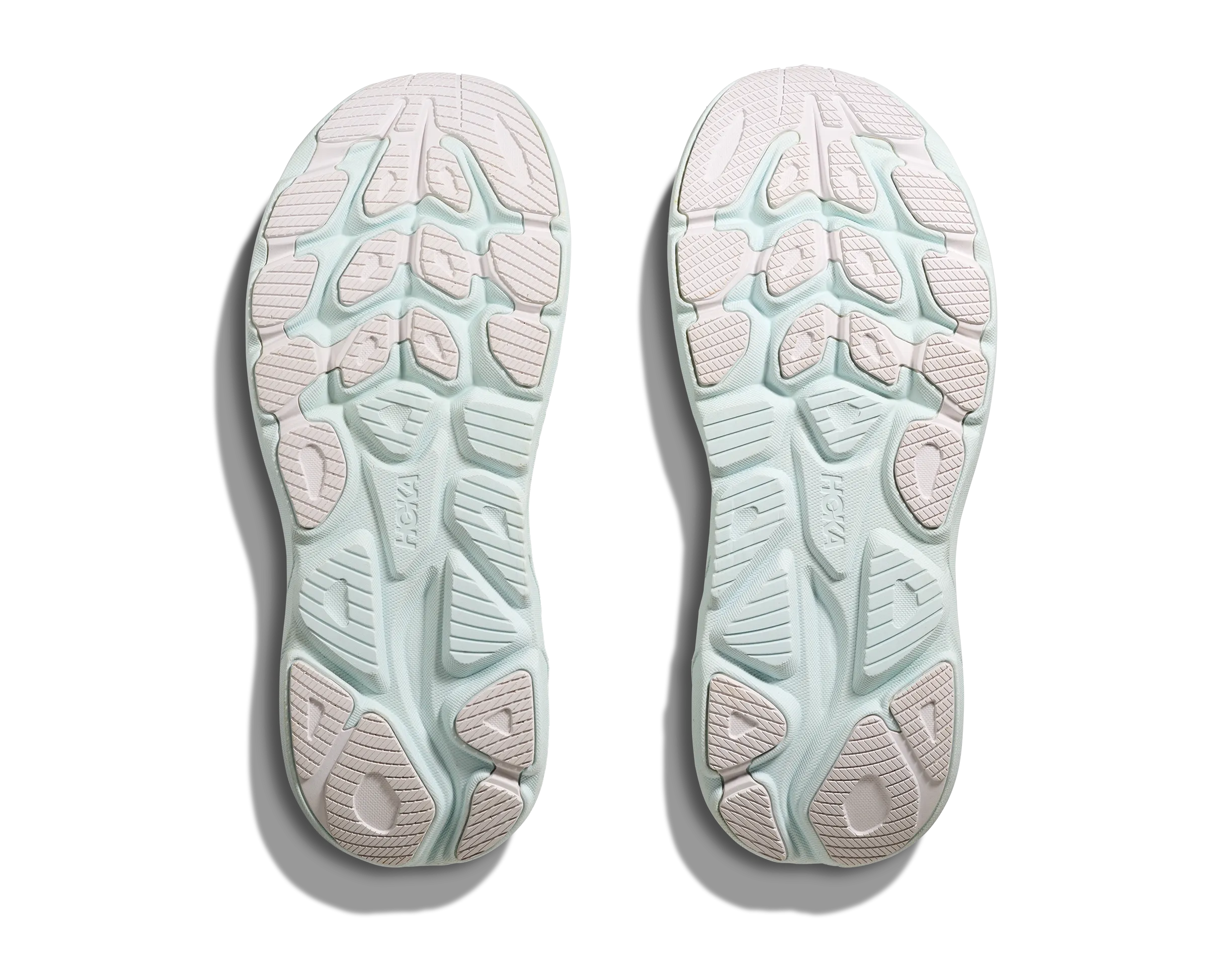 Hoka Femmes Clifton 10 - Blanc/Bleu Ciel (1162031-WTCL) Chaussures Hoka