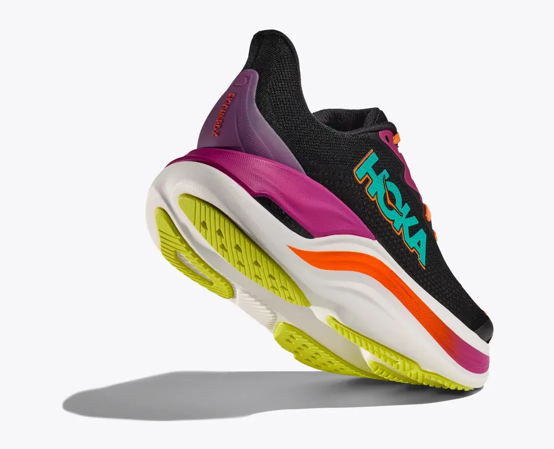Hoka Femmes Skyward X - Noir/Aqua Électrique (1147912-BCQ) Chaussures Hoka