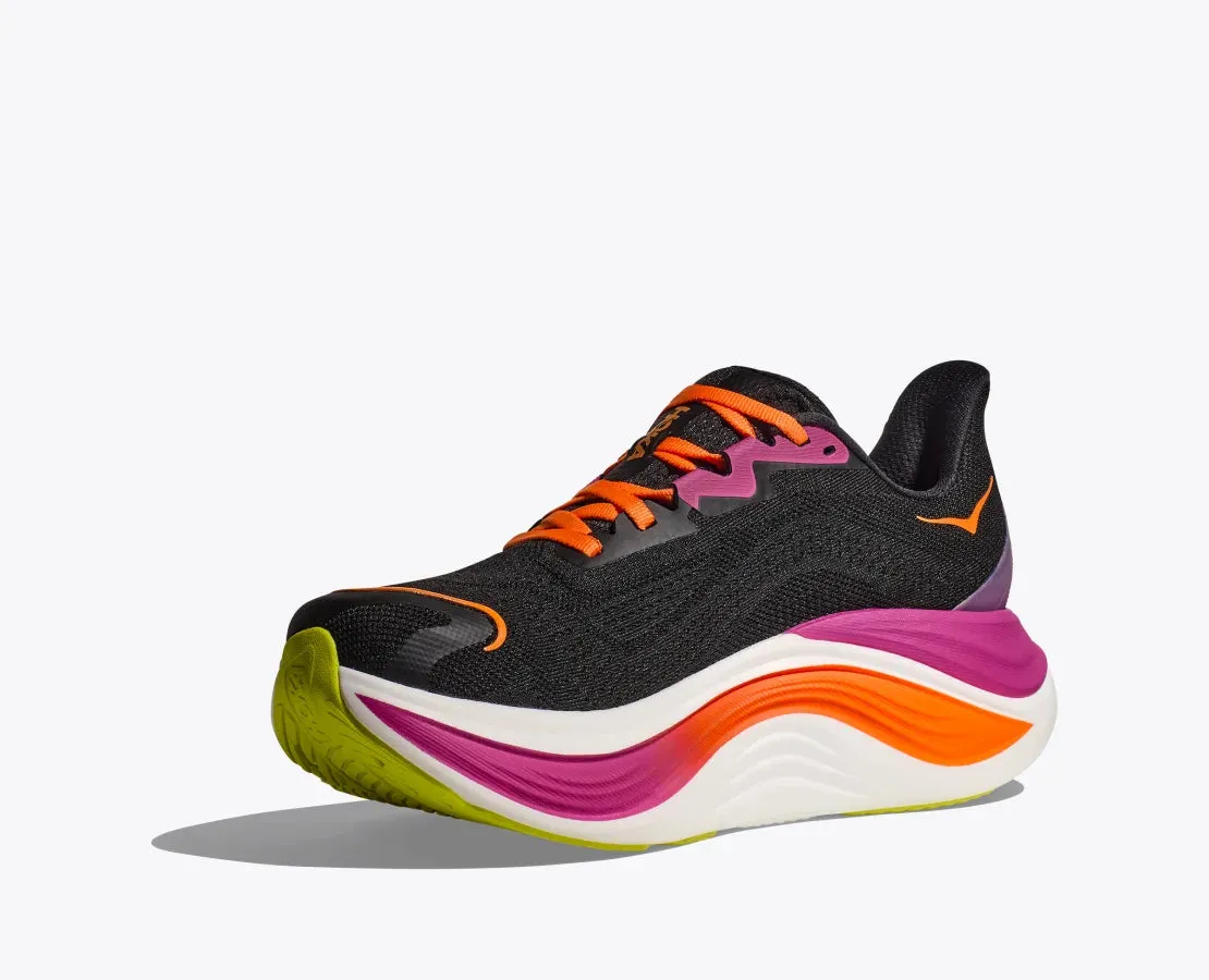 Hoka Femmes Skyward X - Noir/Aqua Électrique (1147912-BCQ) Chaussures Hoka