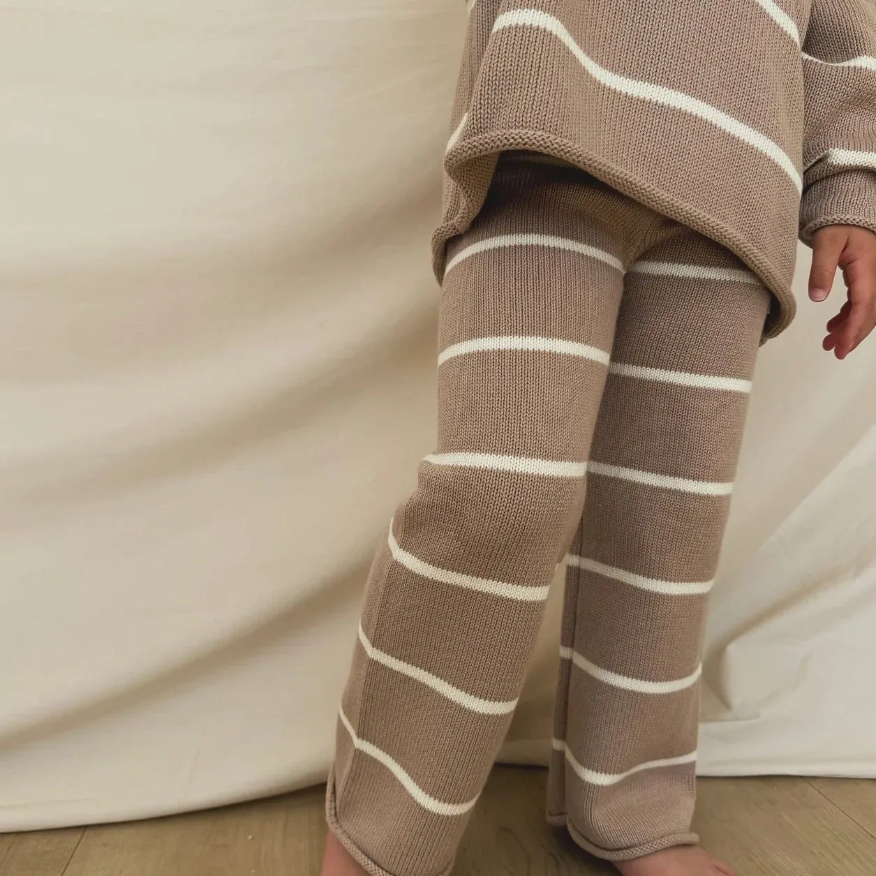 Hunter   Rose : Pantalon pour enfants Quinn - Rayure fauve