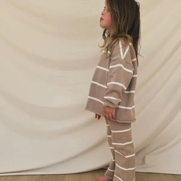 Hunter   Rose : Pantalon pour enfants Quinn - Rayure fauve