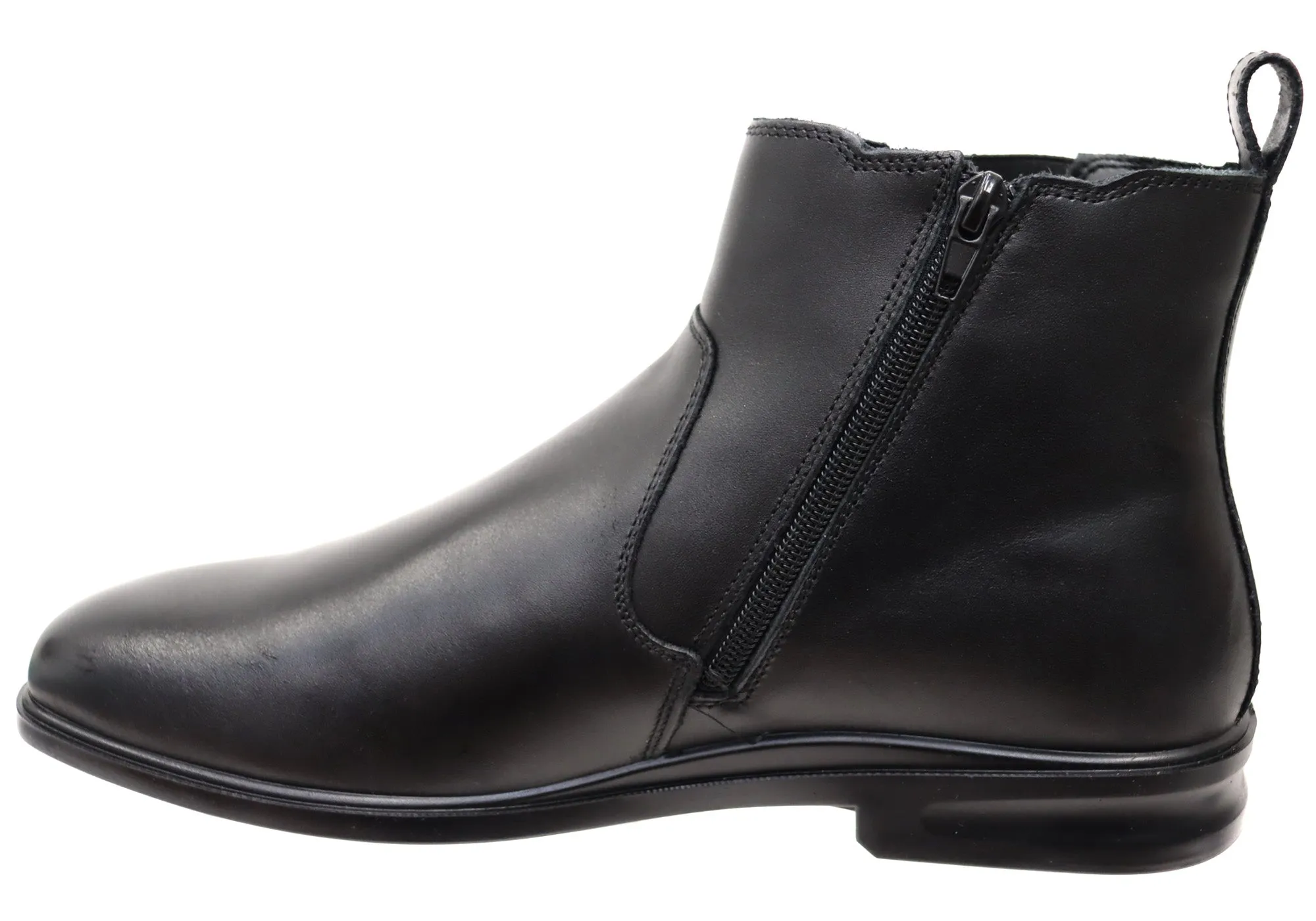 Chaussures Hush Puppies Eastwood pour Hommes - Bottes en Cuir Confortables à Largeur Extra