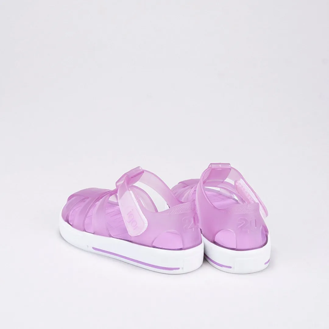 Igor : Sandales Star Jelly pour enfants - Lila