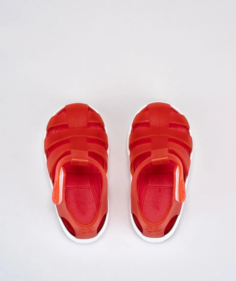 Igor : Sandales en gelée Star Kids - Rouge
