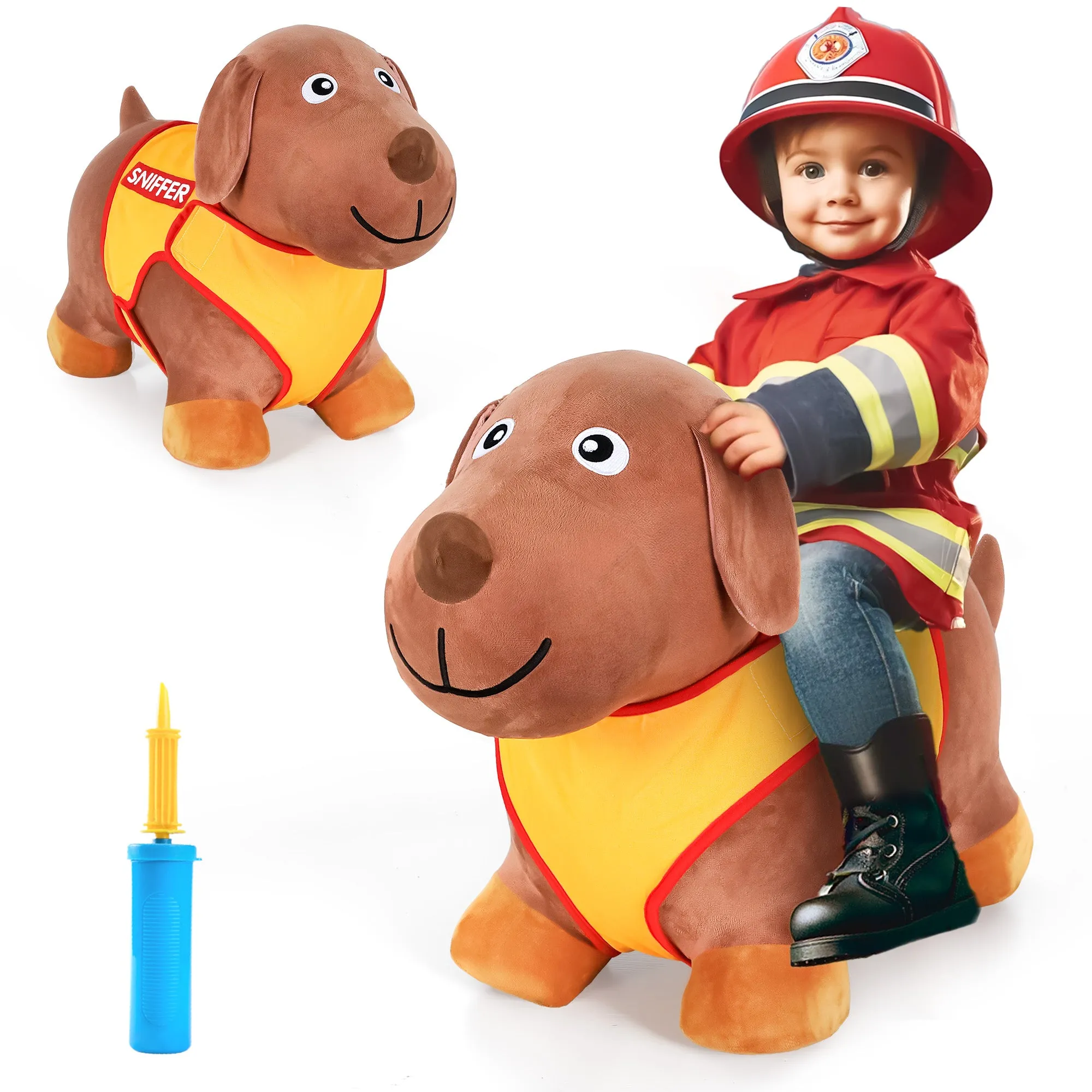 iPlay, iLearn Jouets à bascule Bouncy Pals Chien pour garçons