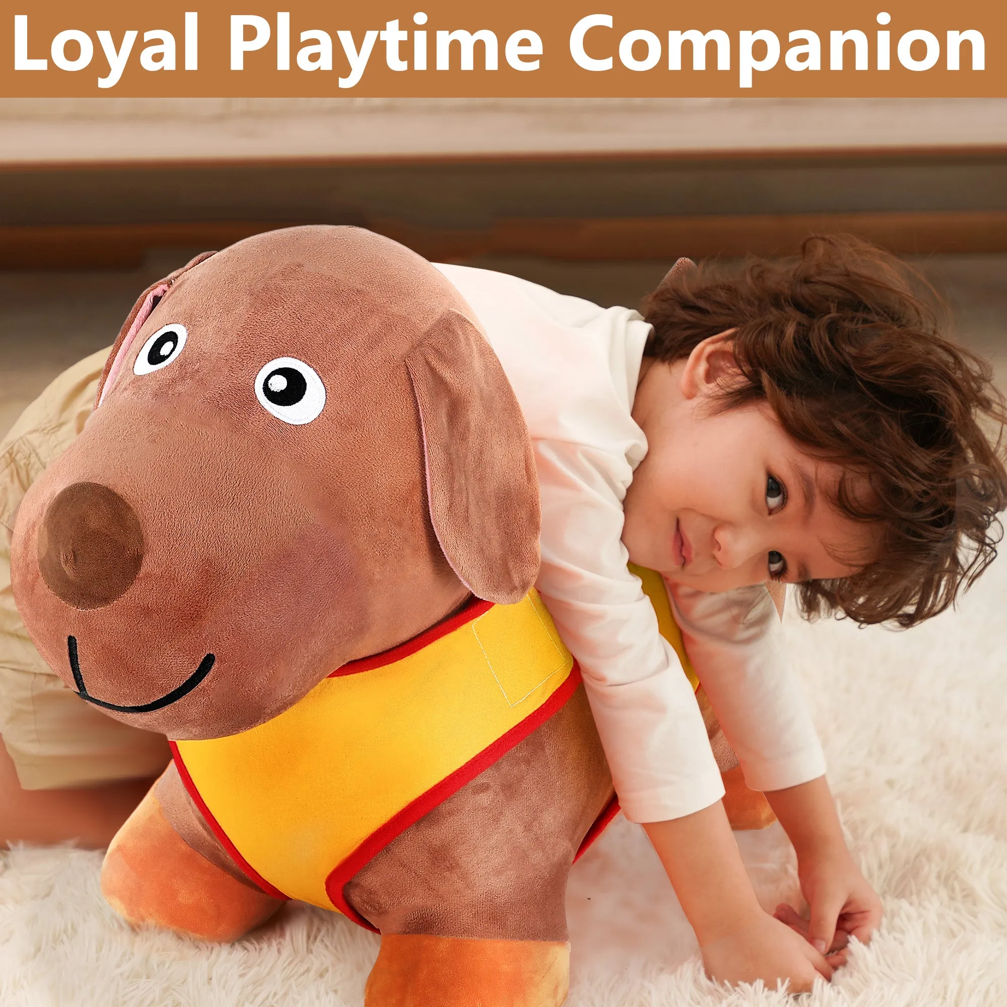 iPlay, iLearn Jouets à bascule Bouncy Pals Chien pour garçons