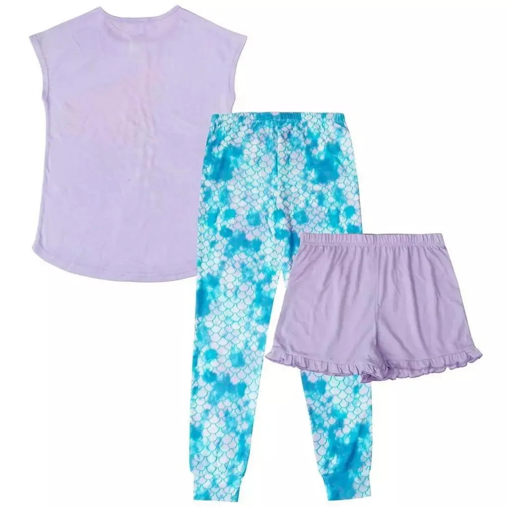 Pyjamas Sirène pour Filles Jellifish Kids - 3 pièces (4 à 14 ans) Babykids Jellifish Kids
