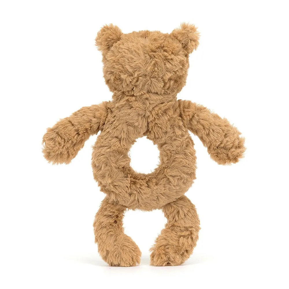 Jellycat hochet anneau ours Bartholomew