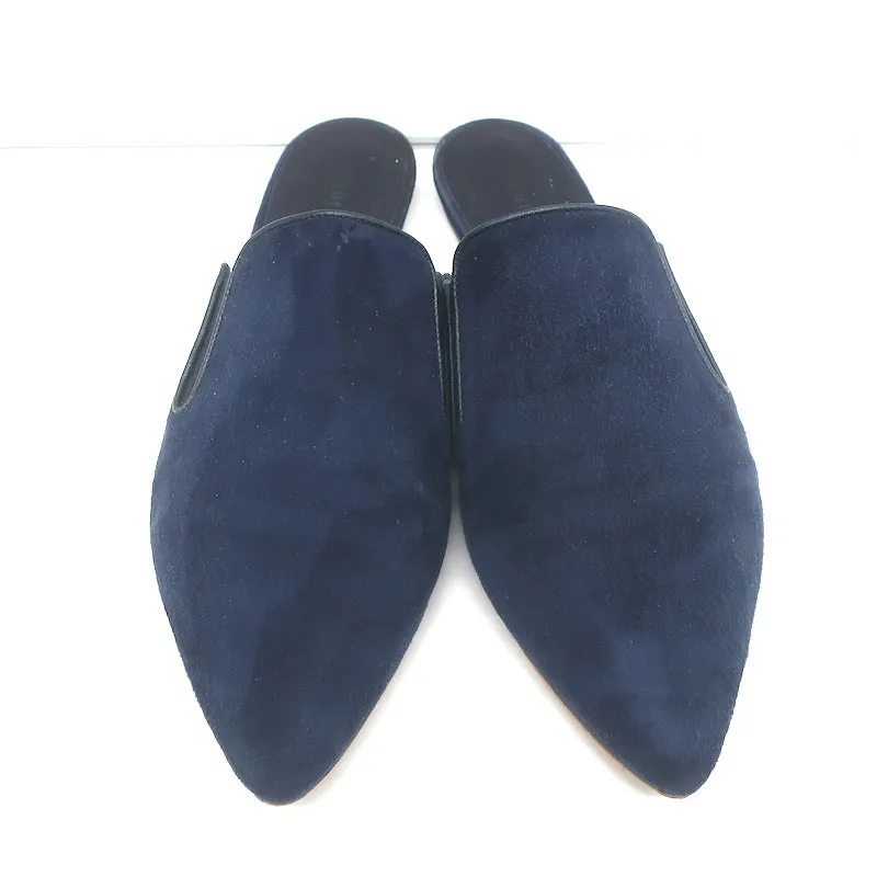 Mules à bout pointu Jenni Kayne en daim bleu marine taille 40