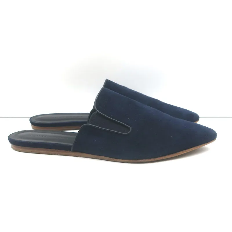 Mules à bout pointu Jenni Kayne en daim bleu marine taille 40