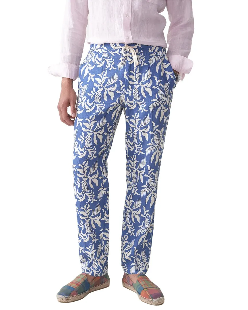 J.McLaughlin Pantalon en lin Callistair feuille de jardin