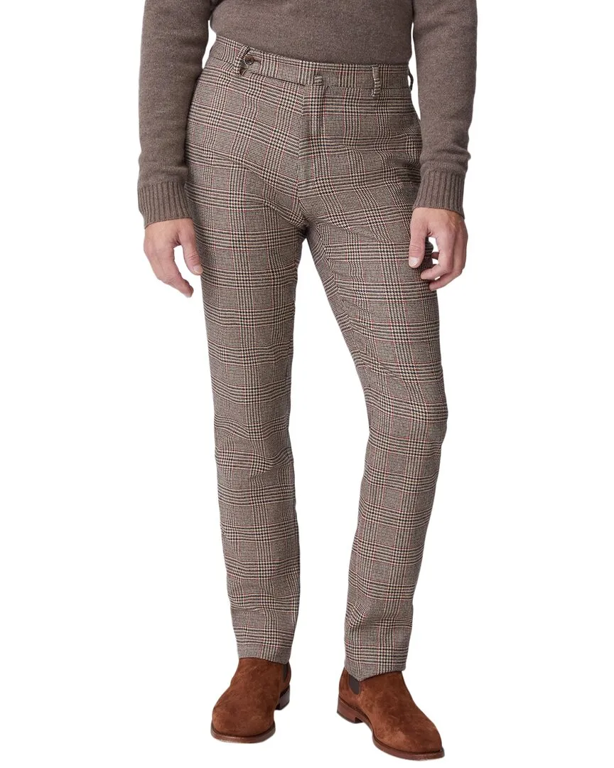 Pantalon en laine d'Oxford et mélange cachemire J.McLaughlin