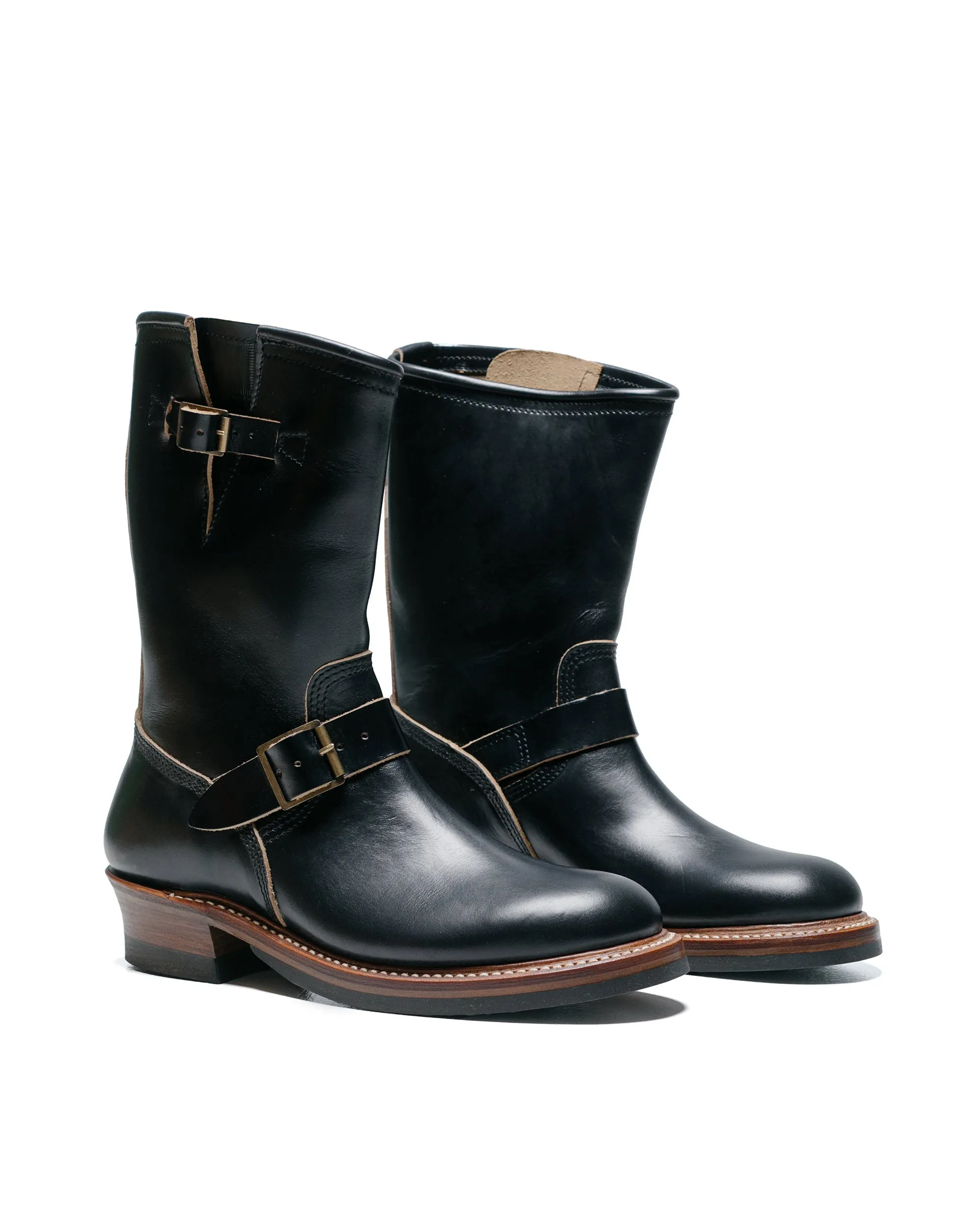 John Lofgren Bootmaker Bottes d'ingénieur Wabash en cuir Horween CXL noir