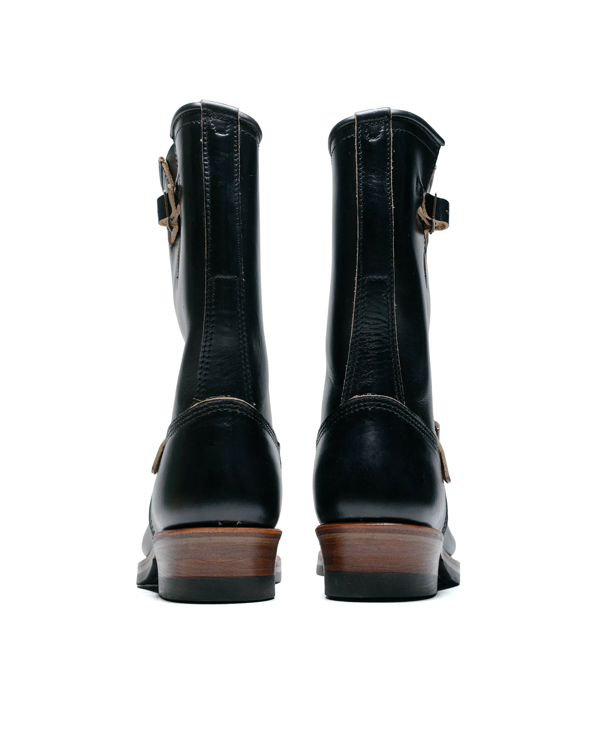John Lofgren Bootmaker Bottes d'ingénieur Wabash en cuir Horween CXL noir