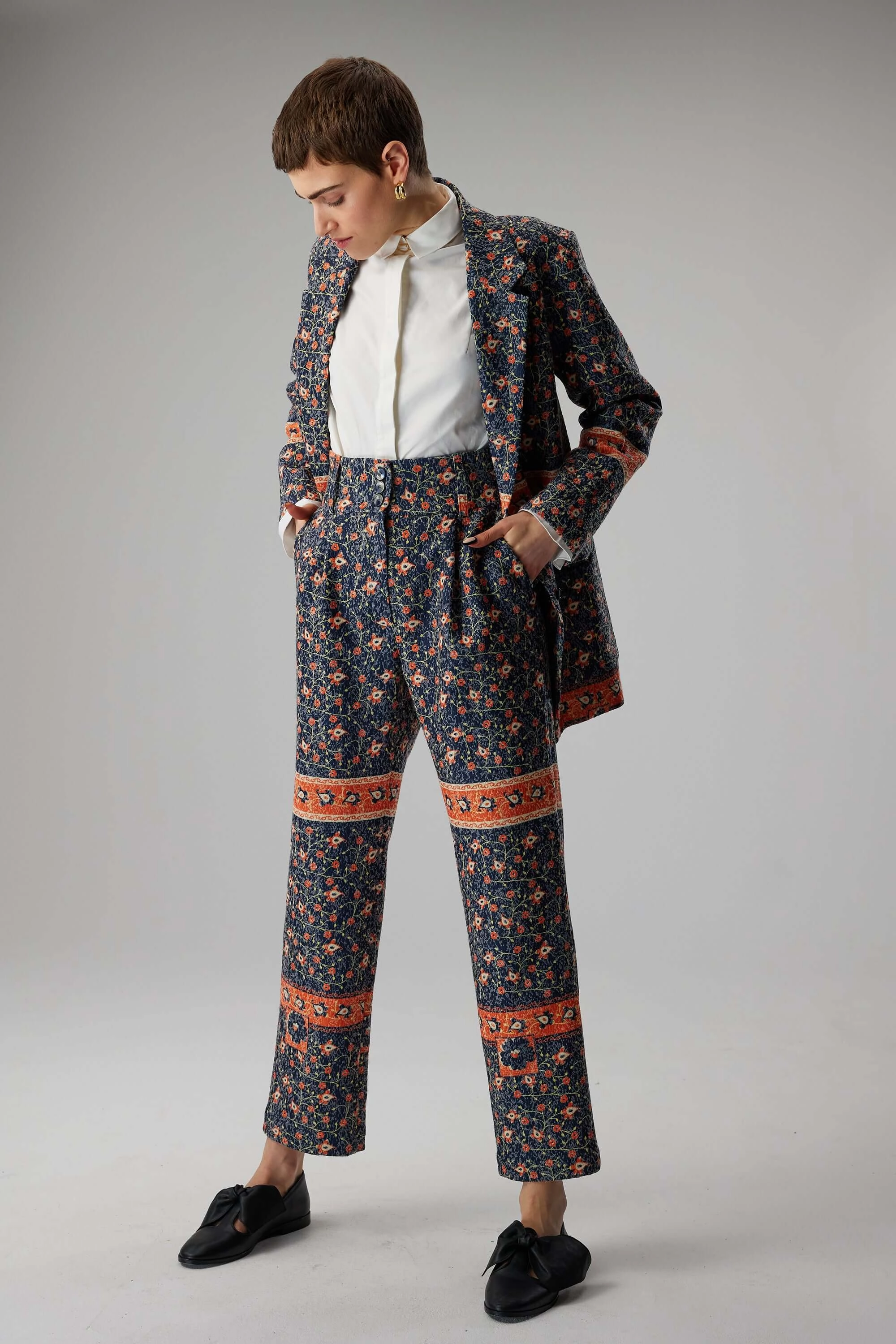 Jojo pants in Bourbon fabric