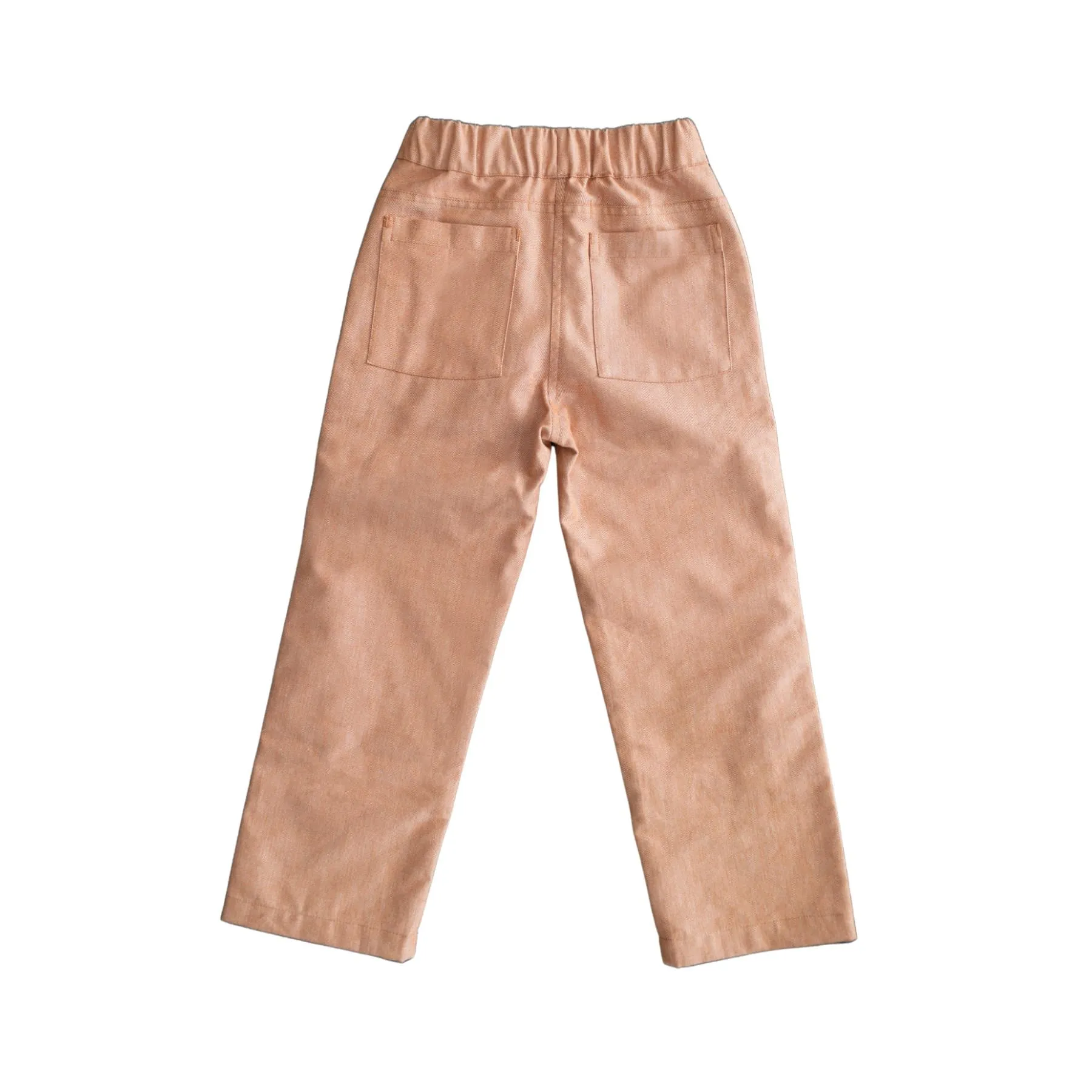 Jules Pants - Chambray Orange Babykids_Jackalo