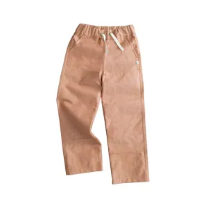 Jules Pants - Orange Chambray Babykids_Jackalo