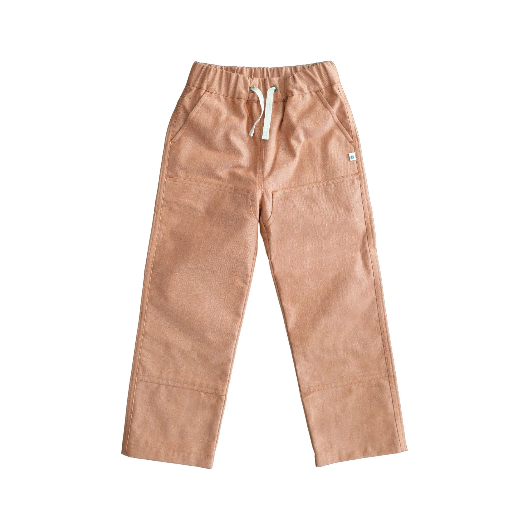 Jules Pants - Chambray Orange Babykids_Jackalo