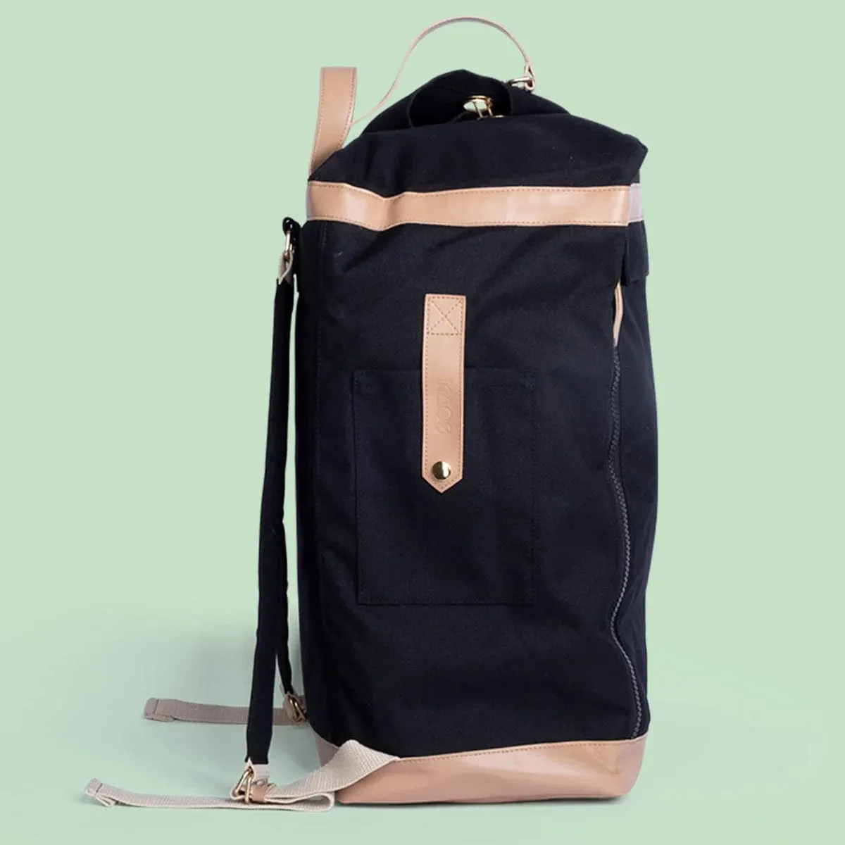 KAOS Ransel Sac de Week-end - Noir Classique
