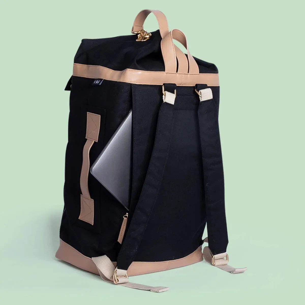 KAOS Ransel Sac de Week-end - Noir Classique