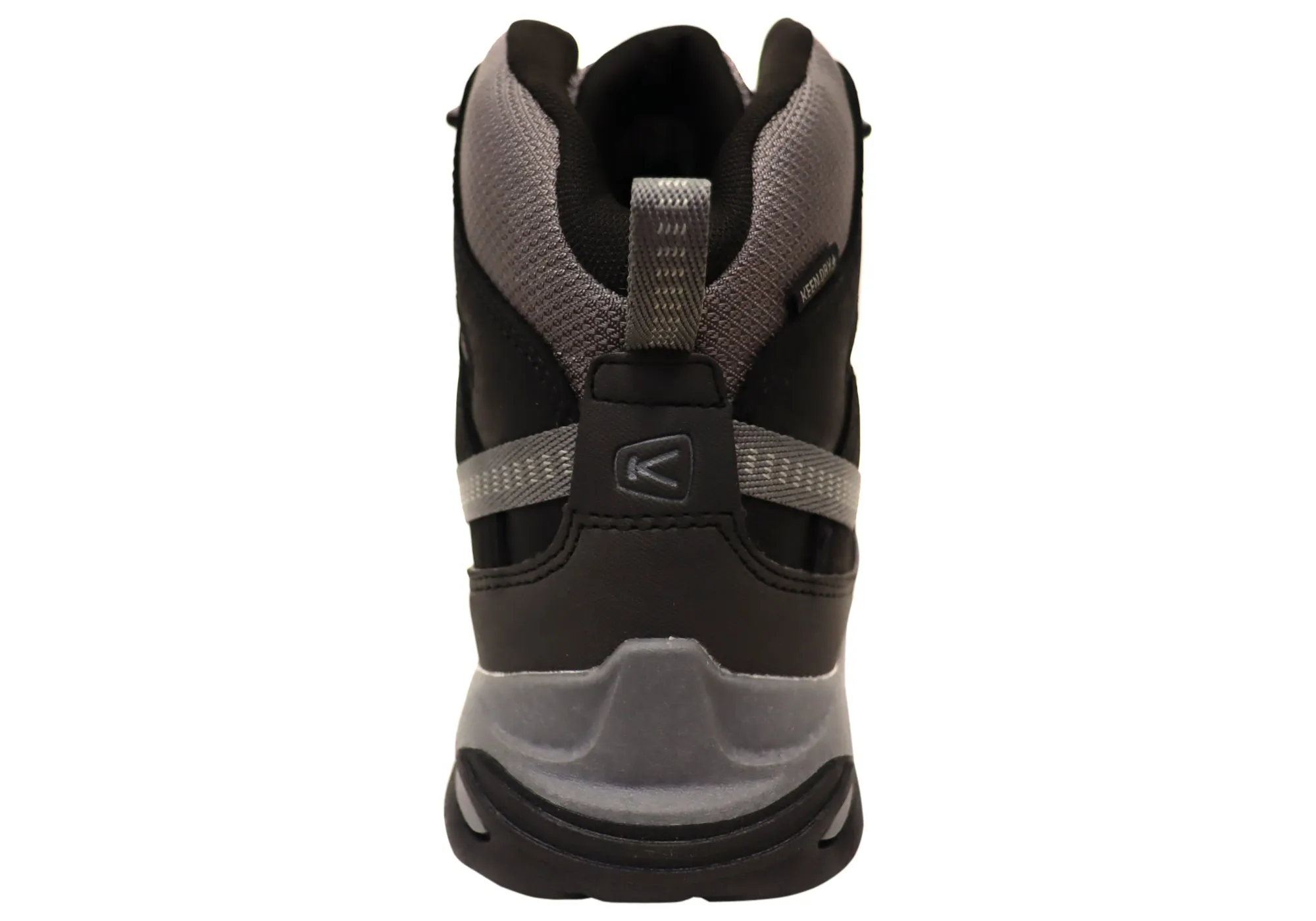 Chaussures de randonnée imperméables Keen Circadia Mid pour hommes en cuir à large ajustement