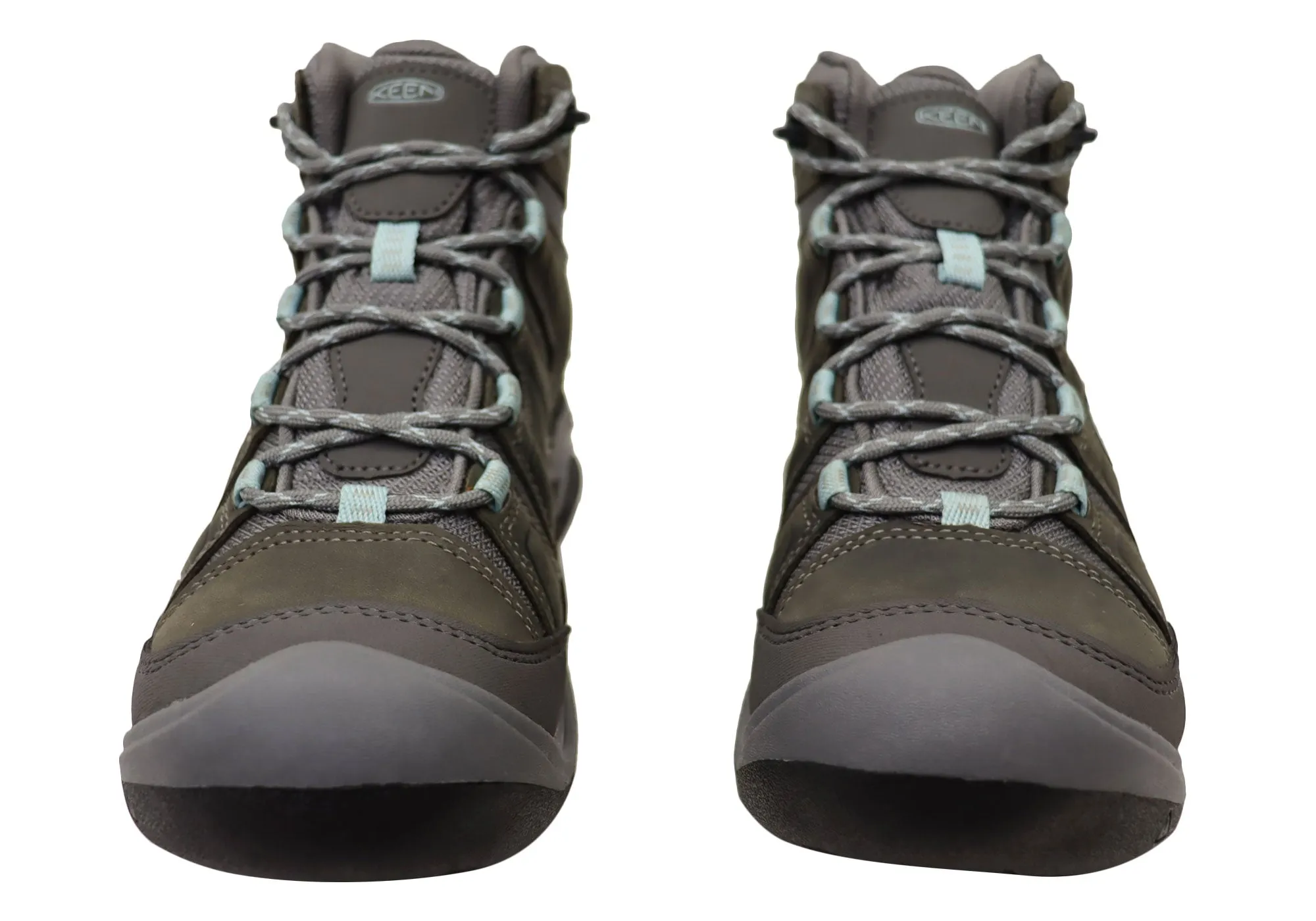 Bottes de randonnée imperméables larges pour femmes Keen Circadia Mid en cuir
