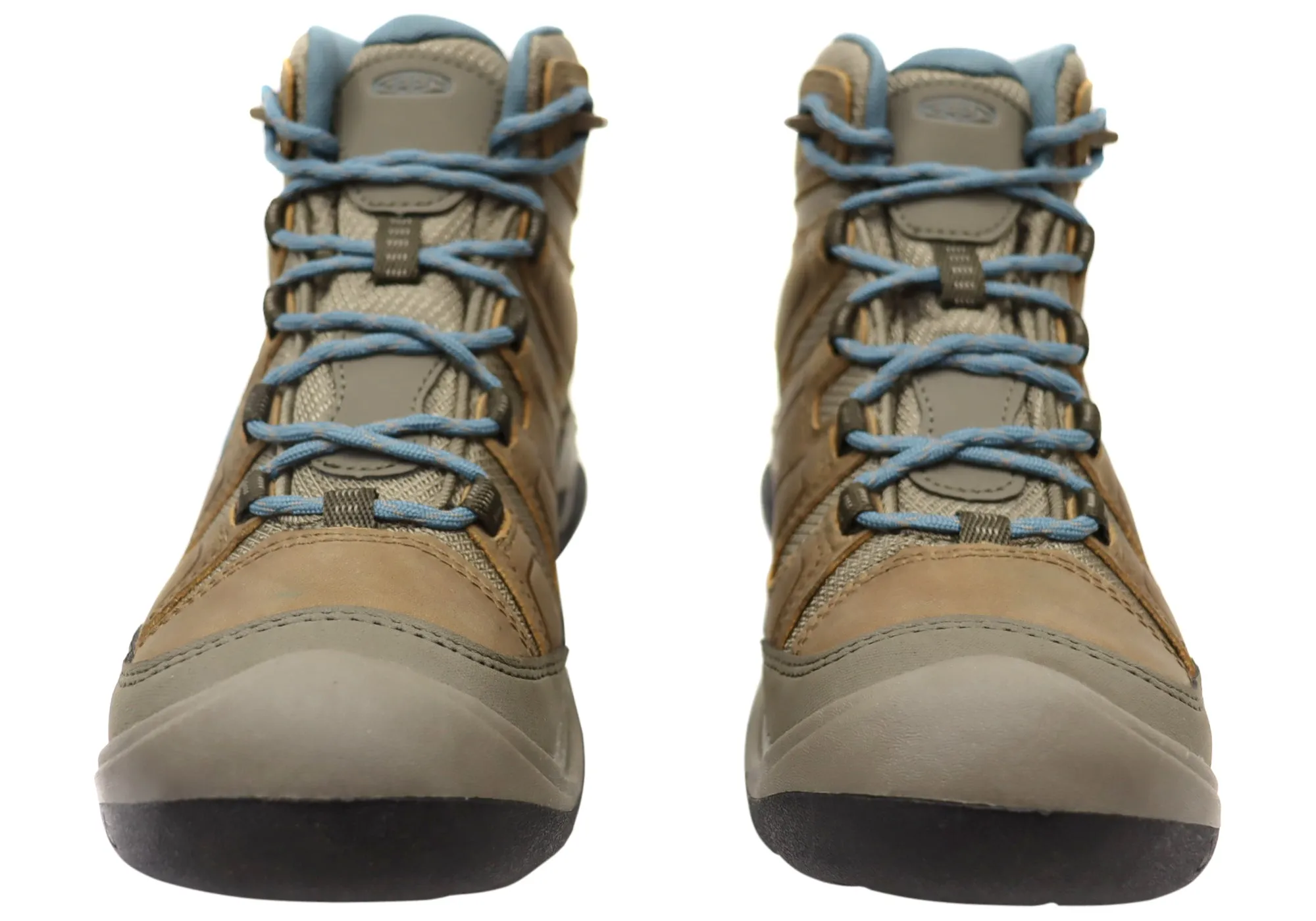 Bottes de randonnée imperméables larges pour femmes Keen Circadia Mid en cuir